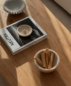 Still Travertine Incense Holder