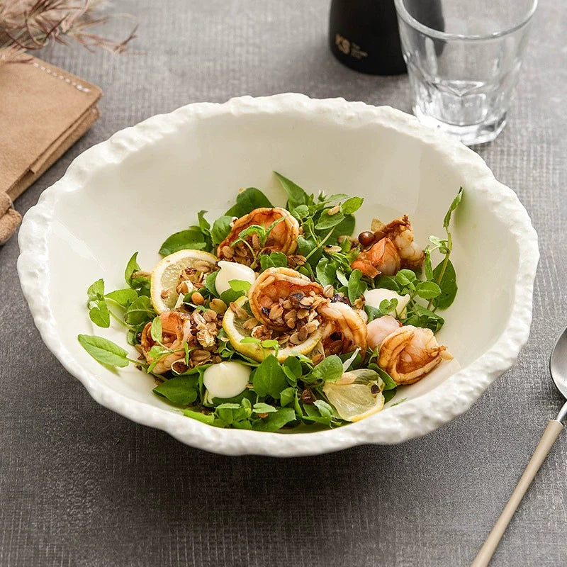 StoneEdge Porcelain Bowl — Textured Craftsmanship with Natural Elegance-0