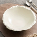 StoneEdge Porcelain Bowl — Textured Craftsmanship with Natural Elegance-3
