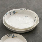 GOSEUNG Cracked Texture Rim Soup Plate — Contemporary Elegance in Every Curve-1