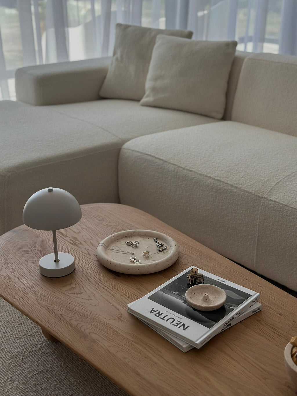 Still Travertine Incense Holder